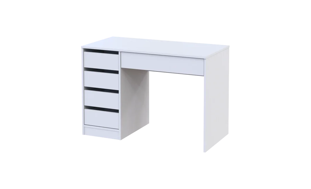 Psací stůl Doros Ergo levý Bílý/Bílý DTD 110x55x75 (41516105)