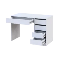 Psací stůl Doros Ergo pravý Bílý/Bílý DTD 110x55x75 (41516108)