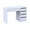 Psací stůl Doros Ergo pravý Bílý/Bílý DTD 110x55x75 (41516108)