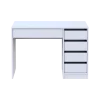 Psací stůl Doros Ergo pravý Bílý/Bílý DTD 110x55x75 (41516108)