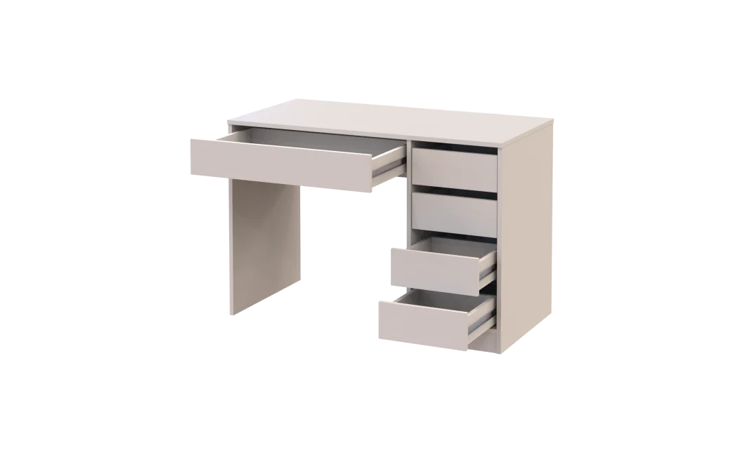 Psací stůl Doros Ergo pravý Kašmír/Kašmír DTD 110x55x75 (41516109)