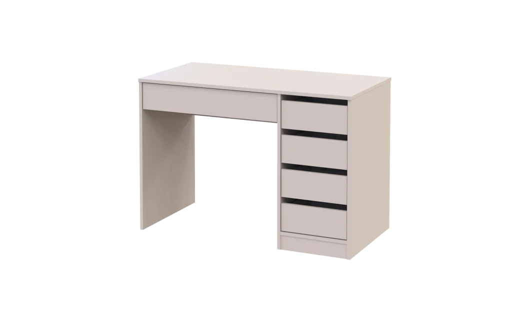 Psací stůl Doros Ergo pravý Kašmír/Kašmír DTD 110x55x75 (41516109)