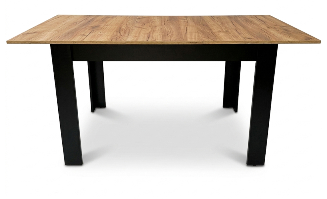 Rozkládací stůl NP 120–160 × 80 Kraft + černá (100155161)