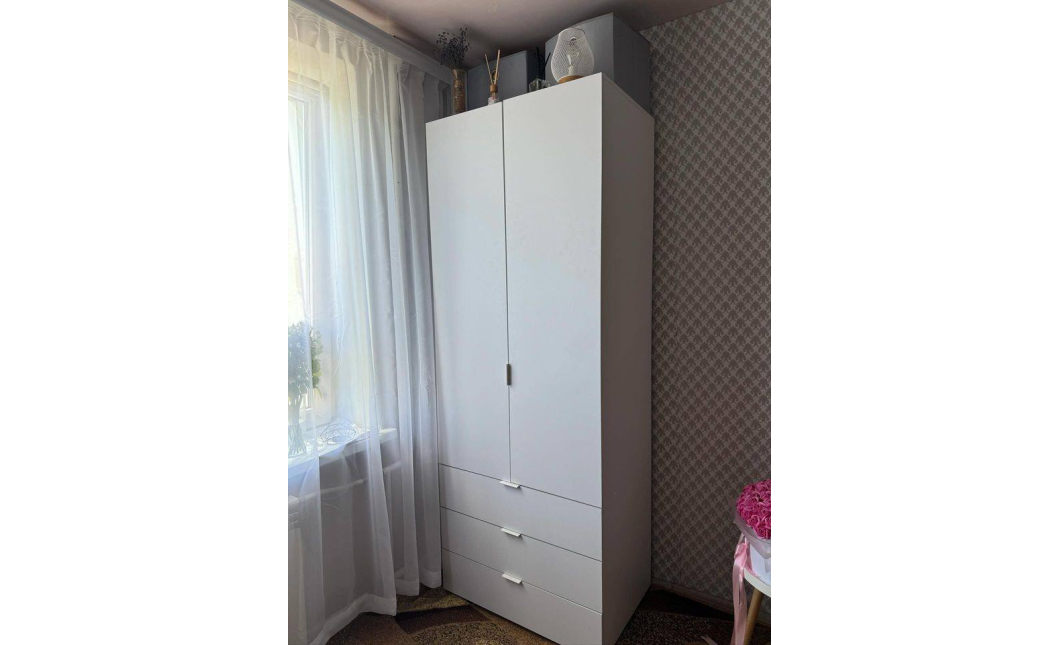 Šatní skříň Doros Gelar Bílá 2 DTD 77,5x49,5x203,4 (80737021)