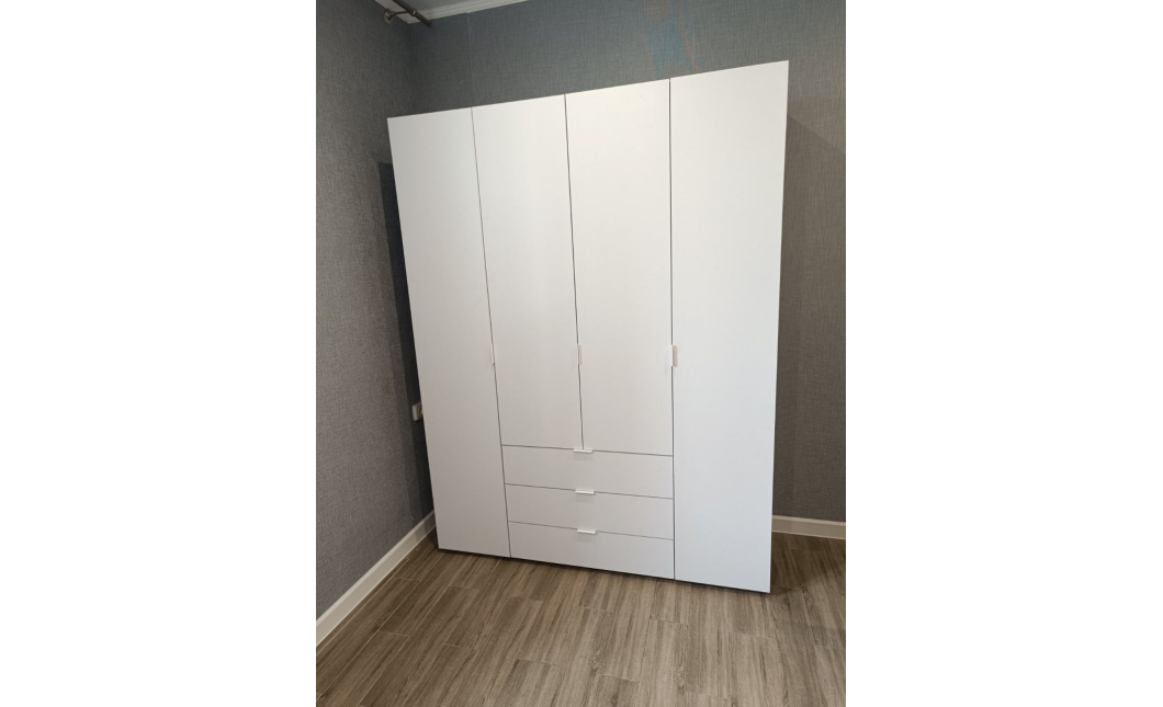 Šatní skříň Doros Gelar Bílá 4 DTD 155x49,5x203,4 (80397642)