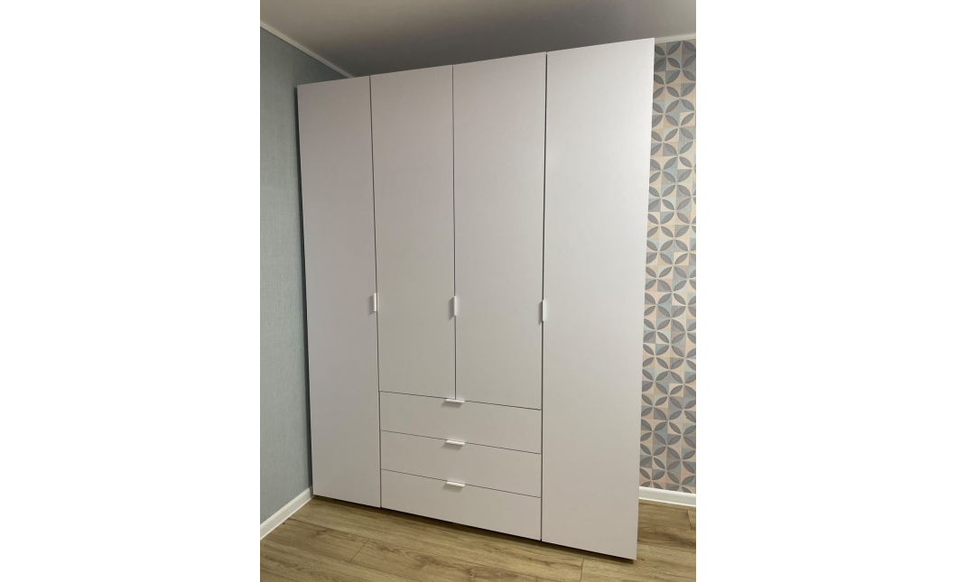 Šatní skříň Doros Gelar Bílá 4 DTD 155x49,5x203,4 (80397642)