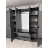 Šatní skříň na oblečení Doros Gelar set Grafit 4+4 dveře 310×49,5×203,4 (42002130)