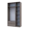 Šatní skříň s otevíracími dveřmi Doros Lukas Cannolo 3 dveře 135×50×240 (44900369)