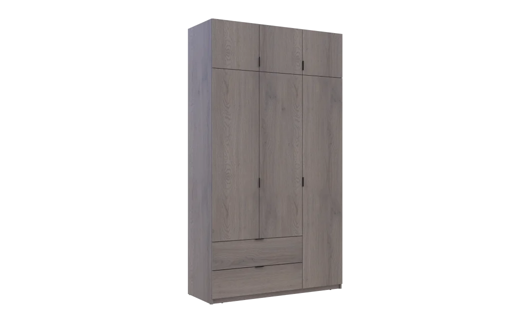 Šatní skříň s otevíracími dveřmi Doros Lukas Cannolo 3 dveře 135×50×240 (44900369)