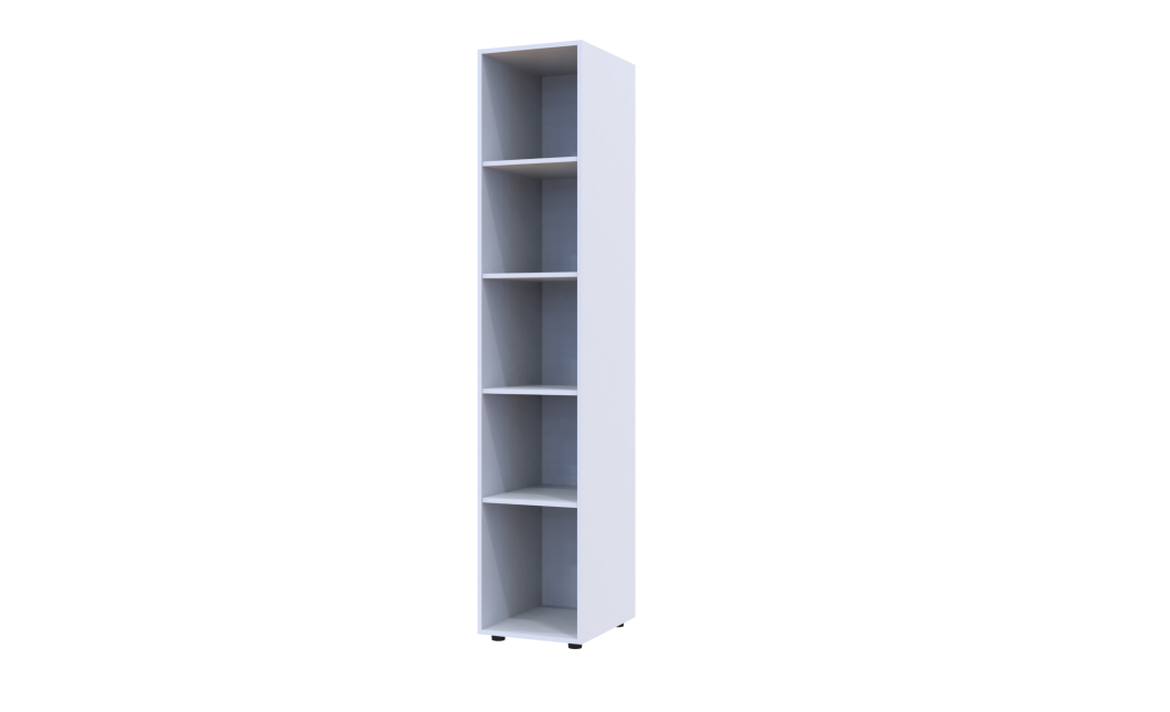 Skříň na oblečení Doros Gelar Bílý se zrcadlem 39 × 49,5 × 203,4 (44900242)