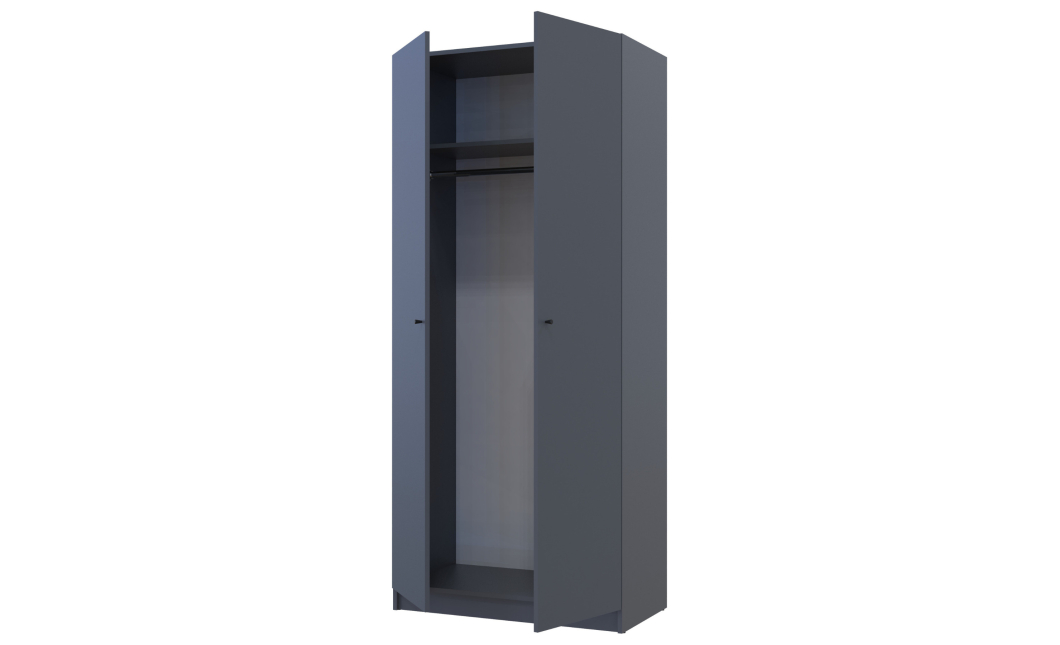 Šatní skříň Promo Antracit 2 dveře 90x48x204 (44900523)