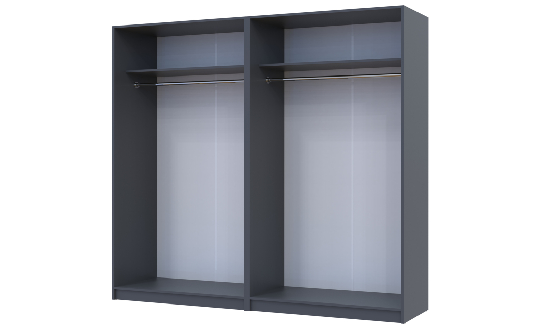 Sada Promo Antracit 2+2 dveře 180x48x204 (42005333)