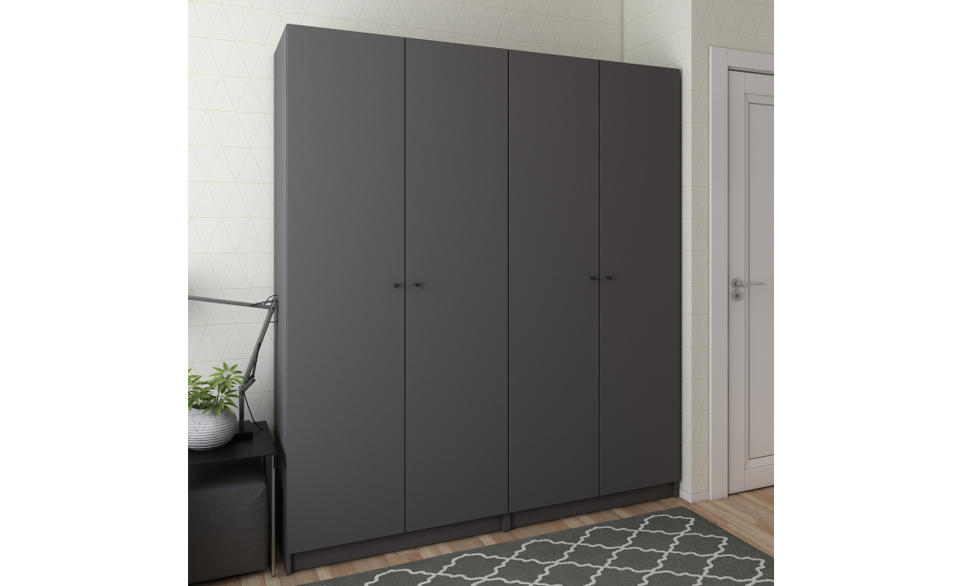 Sada Promo Antracit 2+2 dveře 180x48x204 (42005333)