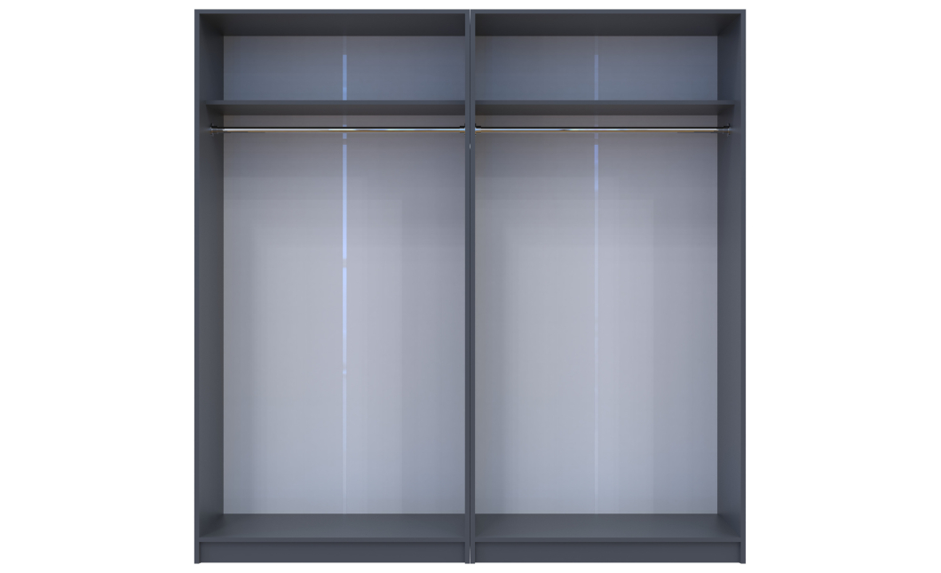 Sada Promo Antracit 2+2 dveře 180x48x204 (42005333)