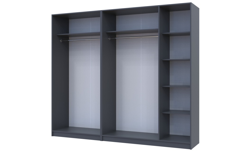 Sada Promo Antracit 2+3 dveře 225x48x204 (42005335)