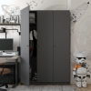 Šatní skříň Promo Antracit 3 dveře 135x48x204 (44900524)