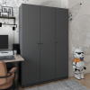 Šatní skříň Promo Antracit 3 dveře 135x48x204 (44900524)