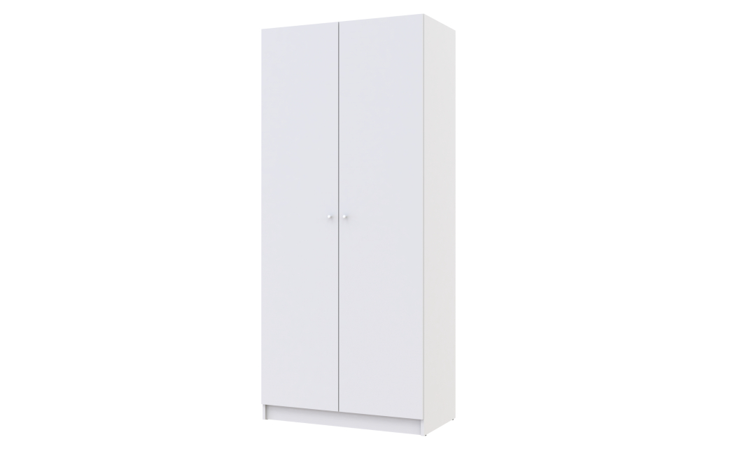 Skříň na oblečení Doros Promo Bílá 2 dveře 90×48×204 (80737070)