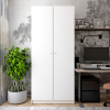Skříň na oblečení Doros Promo Bílá 2 dveře 90×48×204 (80737070)