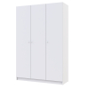 Skříň na oblečení Doros Promo Bílá 3 dveře 135×48×204 (80737071)