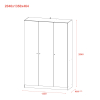 Skříň na oblečení Doros Promo Kašmír 3 dveře 135×48×204 (80737669)