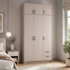 Šatní skříň Doros Rondy s nadstavcem Kašmír 3 dveře 121x52x236 (80738474)