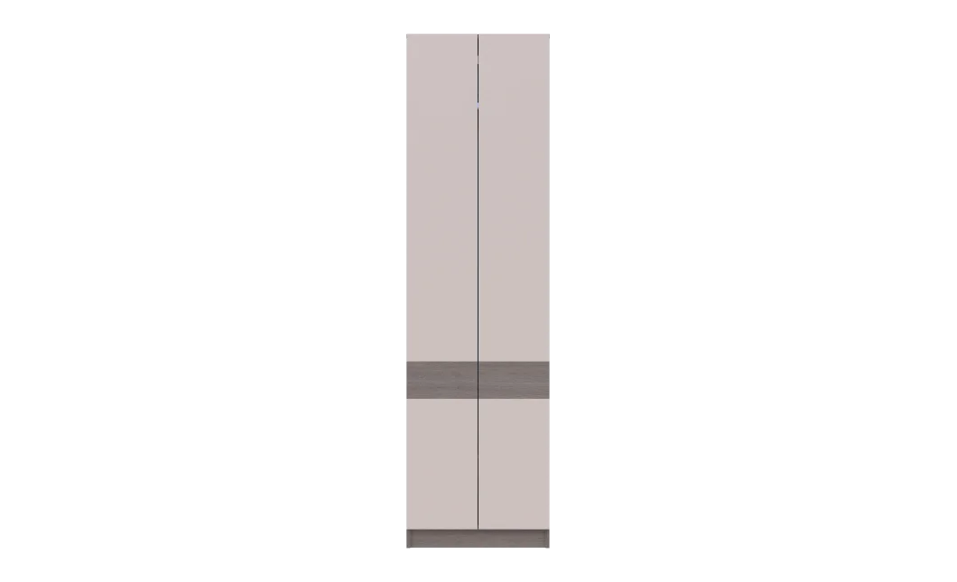 Šatní skříň Doros Sola Cannolo/Kašmír 2 dveře 60×40×215 (44900370)