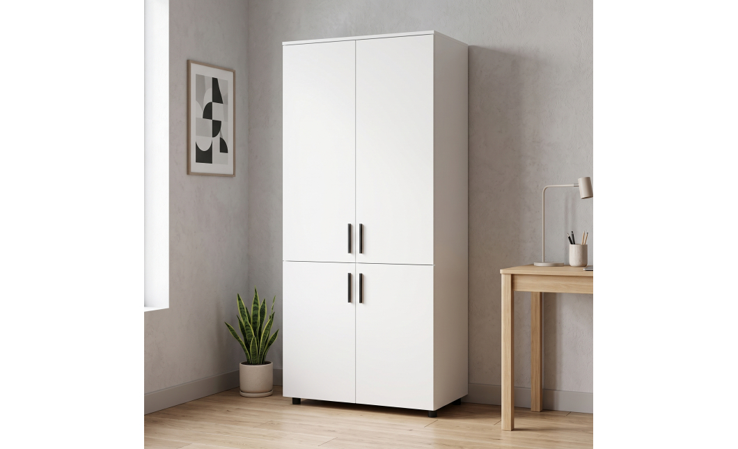 Skříň na oblečení Doros Thorn Bílá 2 DTD police 90х51.6х200 (44900436)