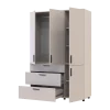 Skříň na oblečení Doros Thorn Kašmír 3 DTD/3Š tyč 135х51.6х200 (44900497)