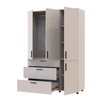 Skříň na oblečení Doros Thorn Kašmír 3 DTD/3Š tyč 135х51.6х200 (44900497)