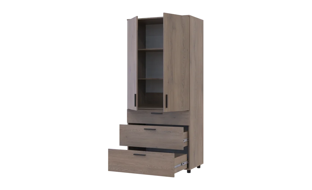 Skříň na oblečení Doros Thorn Cremona Cannolo 2 DTD/3Š police 90х51.6х200 (44900430)