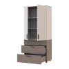 Skříň na oblečení Doros Thorn Cremona Cannolo/Kašmír 2 DTD/3Š police 90х51.6х200 (44900454)