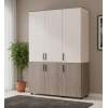 Skříň na oblečení Doros Thorn Cremona Cannolo/Kašmír 3 DTD tyč 135х51.6х200 (44900499)