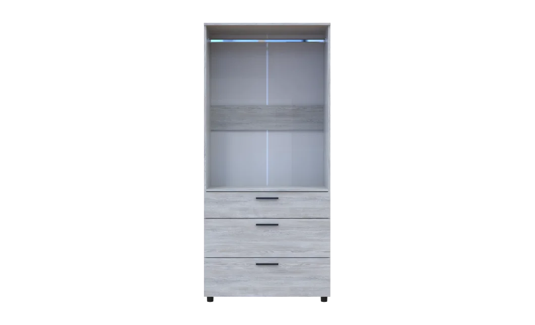 Skříň na oblečení Doros Thorn Borovice Natti 2 DTD/3Š tyč 90х51.6х200 (44900433)