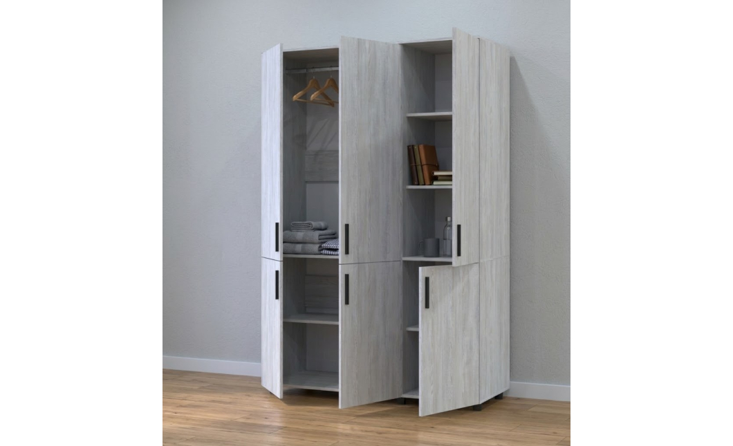 Skříň na oblečení Doros Thorn Borovice Natti 3 DTD tyč 135х51.6х200 (44900479)