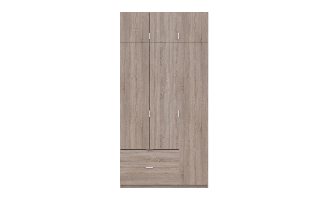 Šatní skříň Lukas Dub Sonoma/Dub Sonoma 3 dveře 120x50x240 (80737799)