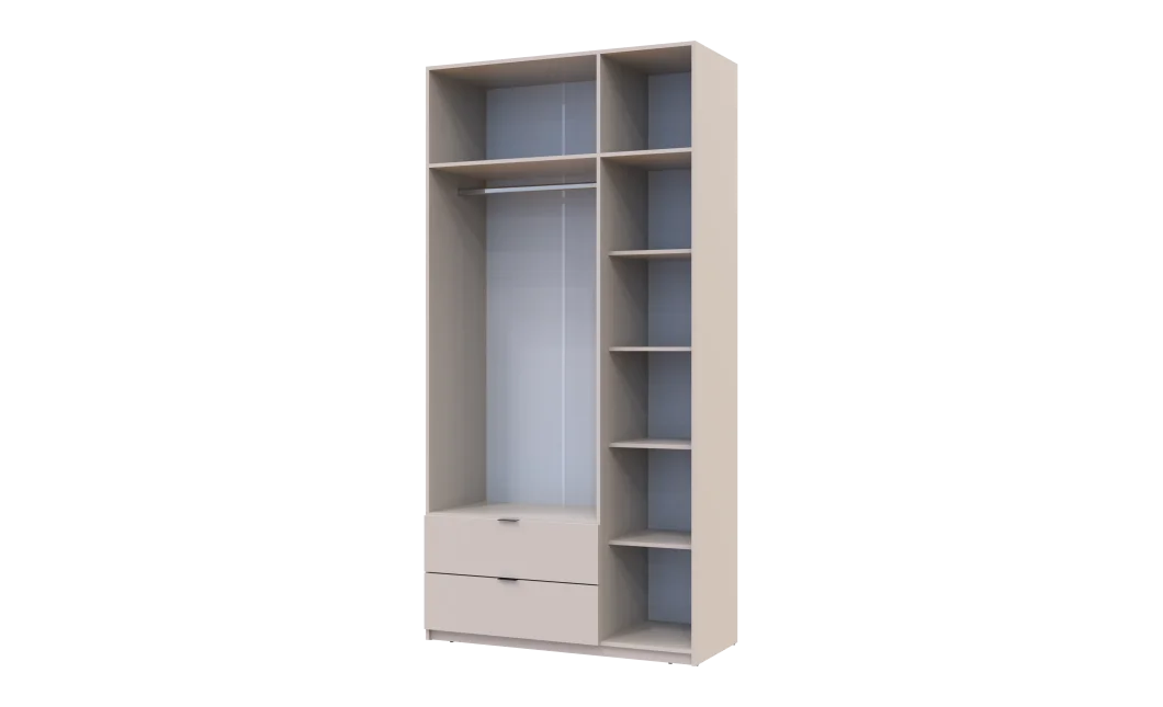 Šatní skříň Lukas Kašmír/Kašmír 3 dveře 120x50x240 (80737798)