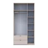 Šatní skříň Lukas Kašmír/Kašmír 3 dveře 120x50x240 (80737798)