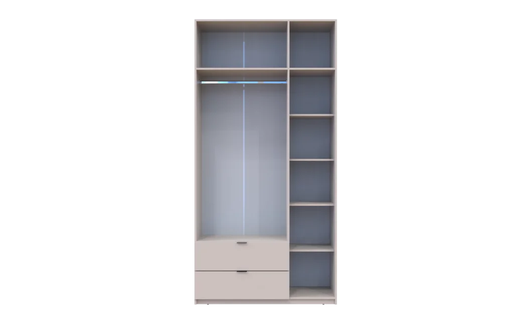 Šatní skříň Lukas Kašmír/Kašmír 3 dveře 120x50x240 (80737798)