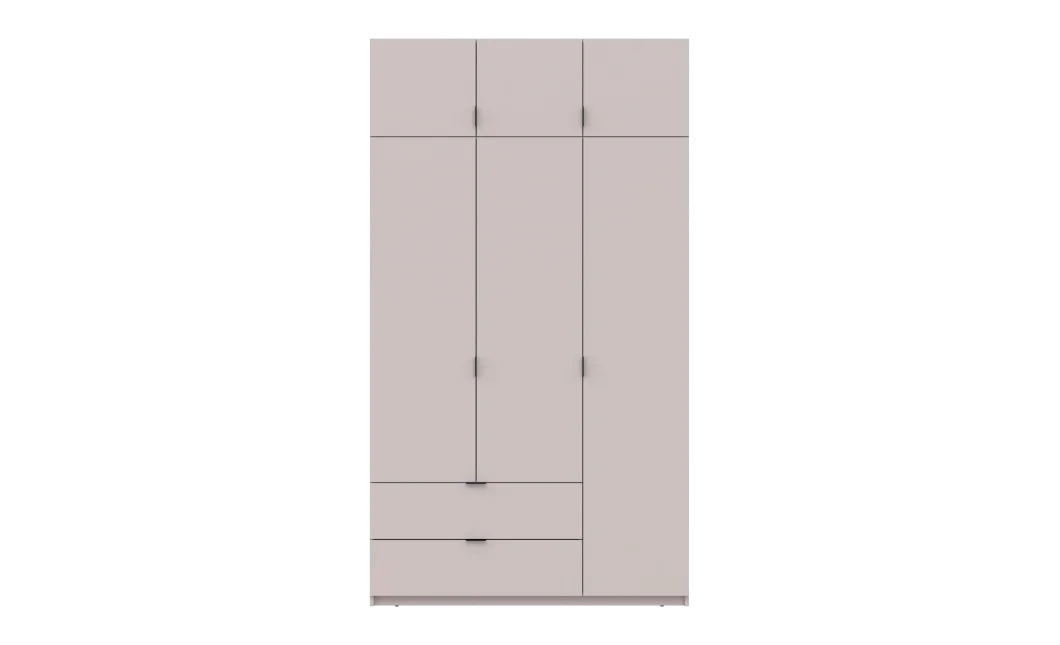 Šatní skříň Lukas Kašmír/Kašmír 3 dveře 135x50x240 (80737802)
