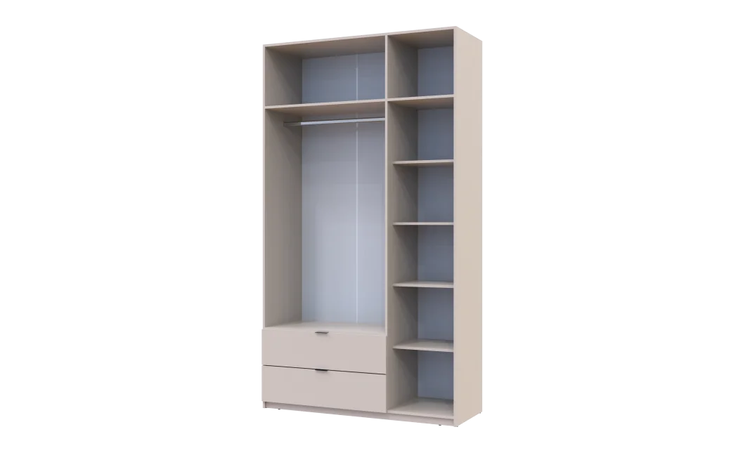 Šatní skříň Lukas Kašmír/Kašmír 3 dveře 135x50x240 (80737802)