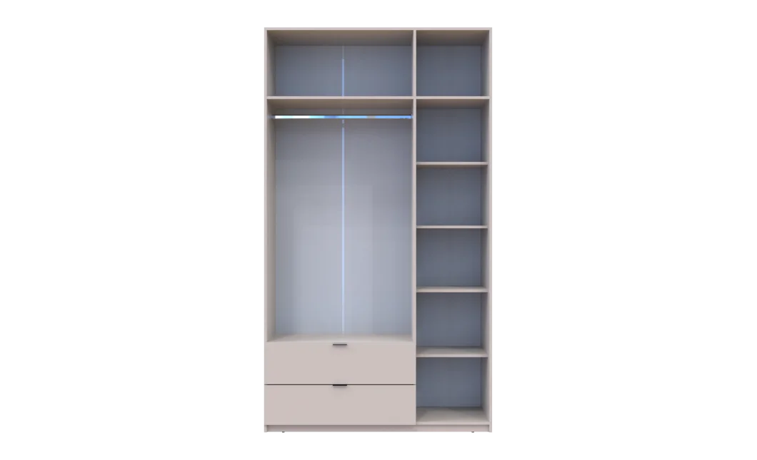 Šatní skříň Lukas Kašmír/Kašmír 3 dveře 135x50x240 (80737802)