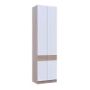 Šatní skříň Sola Dub Sonoma/Bílá dveře 60×40×215 (44900344)