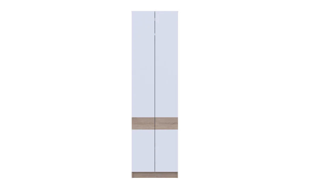 Šatní skříň Sola Dub Sonoma/Bílá dveře 60×40×215 (44900344)
