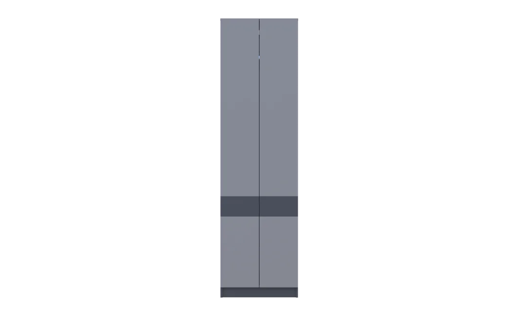Šatní skříň Sola Grafit/Šedá dveře 60×40×215 (44900341)