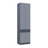 Šatní skříň Sola Grafit/Šedá dveře 60×40×215 (44900341)