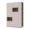 Šatní skříň s výklenkem a regálem Doros Dale Kašmír/Dub Artisan 2 dveře 143,2×52×220 (44900336)