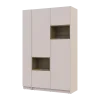 Šatní skříň s výklenkem a regálem Doros Dale Kašmír/Dub Artisan 2 dveře 143,2×52×220 (44900336)