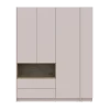 Šatní skříň s výklenkem a regálem Doros Dale Kašmír/Dub Artisan 3 dveře 178×52×220 (44900338)