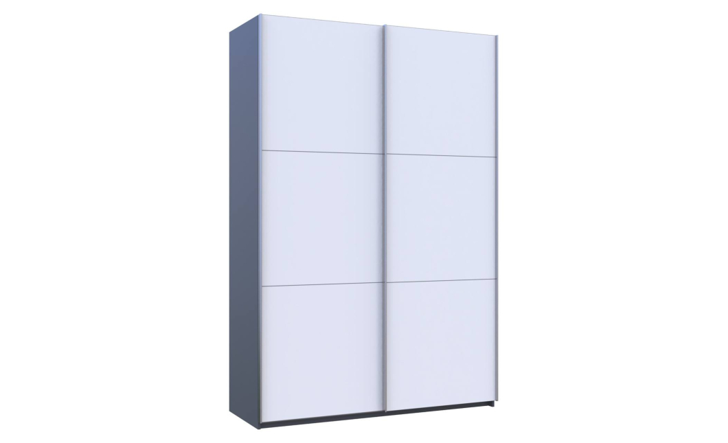 Šatní skříň s posuvnými dveřmi Doros G-Caiser Antracit / Bílá 2 dveře / 3 části 160x60x240 (42005410)